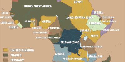 Kaart briti Kameruni